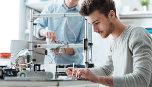 Ricercatori in laboratorio