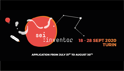 Text: SEI: Inventor - 18-28 SEPT 2020 TURIN