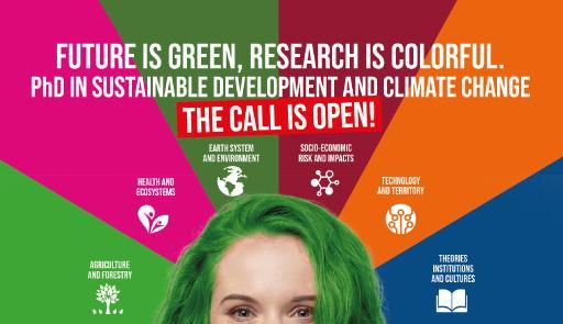Flyer of the PhD in National Doctorate in Sustainable Development and Climate Change