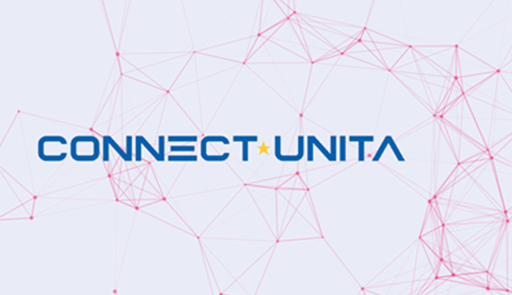 immagine decorativa con la scritta connect UNITA