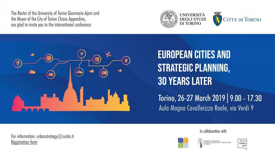 European cities and strategic planning, 30 years later European cities and strategic planning, 30 years later