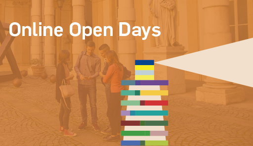 faro stilizzato e testo Online Opend Days