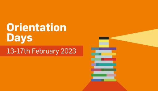 Orientation Days 13th-17th February 2023. Immagine stilizzata di un faro