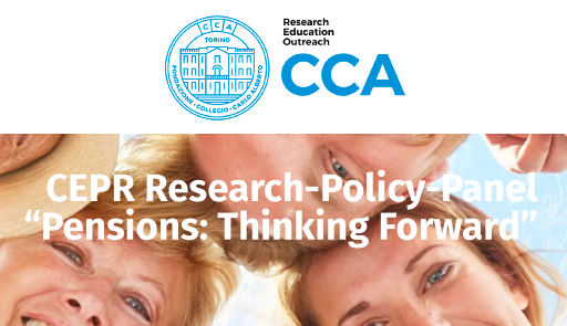 CEPR Research policy panel "Pensions: Thinking Forward"